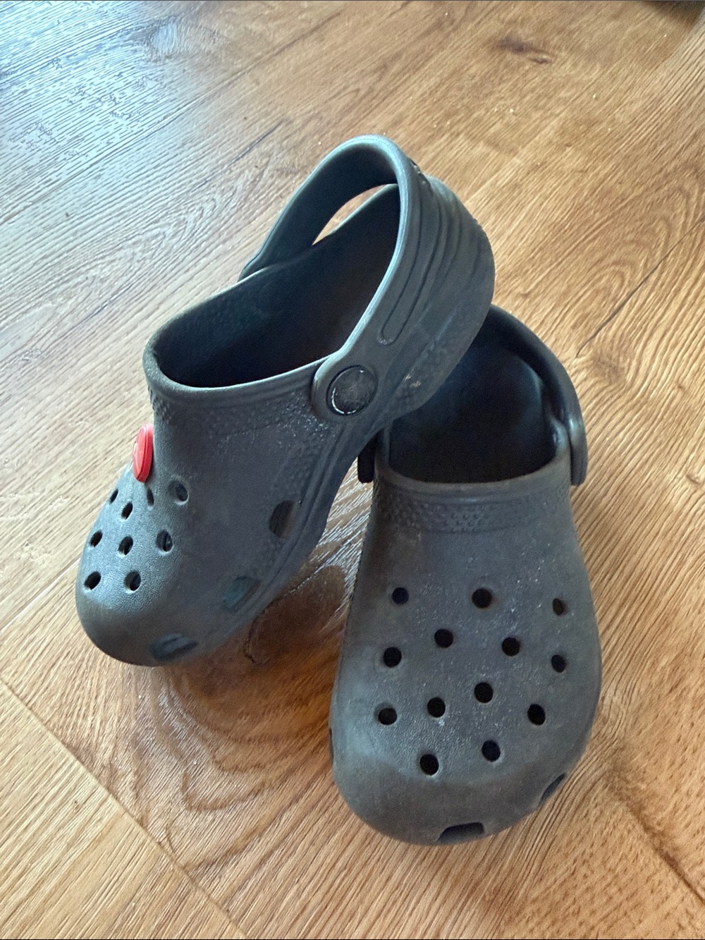 Crocs C10 Kids Black Slip-On Clog